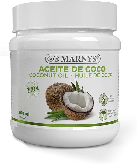 aceite de coco para el cabello o pelo seco y maltratado