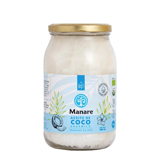 aceite de coco sin olor y sin refinar